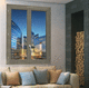 composite window / fiberglass / casement / double-glazed