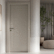interior door / solid wood / swing / contemporary