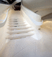 natural stone tile / polished / indoor / floor