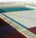 automatic swimming pool cover / security / immersed