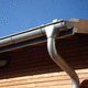 zinc-titanium roof gutter / semi-circular / maintenance-free