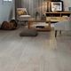 engineered parquet floor / oak / brushed / oiled