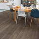 engineered parquet floor / oak / boat deck / brushed