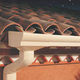 PVC roof gutter / semi-circular