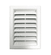 plastic ventilation grill / rectangular / exterior / for facade