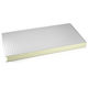 wall insulating sandwich panel / 2 aluminum faces / steel facing / polyurethane core