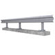 galvanised steel guard rail / for bridge construction