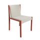 contemporary chair / indoor / fabric / leather
