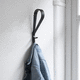 wall-mounted coat rack / contemporary / zinc / black