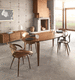 contemporary dining table / molded plywood / plywood base / oval