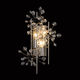 traditional wall light / indoor / brass / Swarovski® crystal