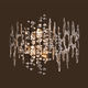 classic wall light / indoor / brass / Swarovski® crystal