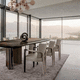 modern dining chair / for indoor use / leather / ash