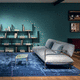 contemporary sofa / living room / fabric / foam