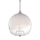 pendant lamp / glass / crystal / contemporary