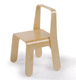 contemporary chair / molded plywood / child's