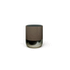 contemporary side table / wooden / marble / metal base