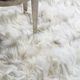 contemporary rug / plain / animal skin / rectangular