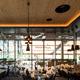 ceiling acoustic panel / wooden / rectangular / commercial