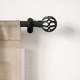 wall-mounted curtain rod / window
