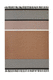 contemporary rug / striped / paper yarn / rectangular