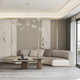 semicircular sofa / contemporary / fabric / with removable cushion