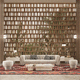 Chesterfield sofa / fabric / with armrests / with removable cushion