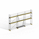 steel scaffolding / low-level / high
