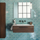 indoor mosaic tile / bathroom / kitchen / wall