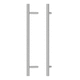 door pull handle / steel / contemporary / matte