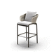 contemporary bar stool / polyurethane foam / water-resistant fabric / rope