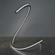 floor-standing lamp / extruded aluminum / laminate / original design