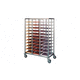 food tray trolley / for commercial kitchen / customizable / stainless steel