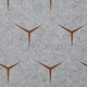 acoustic wall panel / PET / polyester fiber / colored