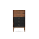 contemporary chiffonier / wood veneer / black / anthracite