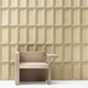 contemporary armchair / concrete / concrete / PEFC certified