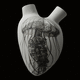 contemporary vase / porcelain / handmade / commercial