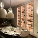 serving wine cabinet / commercial / built-in / steel