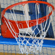 outdoor basketball hoop / indoor / fixed / metal