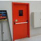 sliding industrial door / steel / steel / security