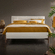 double bed / contemporary / upholstered / with upholstered headboard
