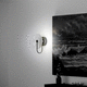 contemporary wall light / indoor / aluminum / steel