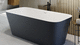 freestanding bathtub / for homes / contemporary / deep