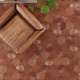 porcelain hexagonal tile / glazed ceramic / matte / indoor