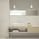 ceramic tile / pearly finish / indoor / bathroom