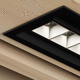 surface mounted spotlight / LED / rectangular / commercial
