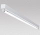 recessed ceiling light fixture / fluorescent tube / tubular / IP20