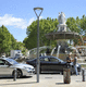 cast aluminum lamp post / urban / garden / contemporary