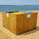 wooden storage container