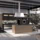 traditional kitchen / wooden / island / with handle